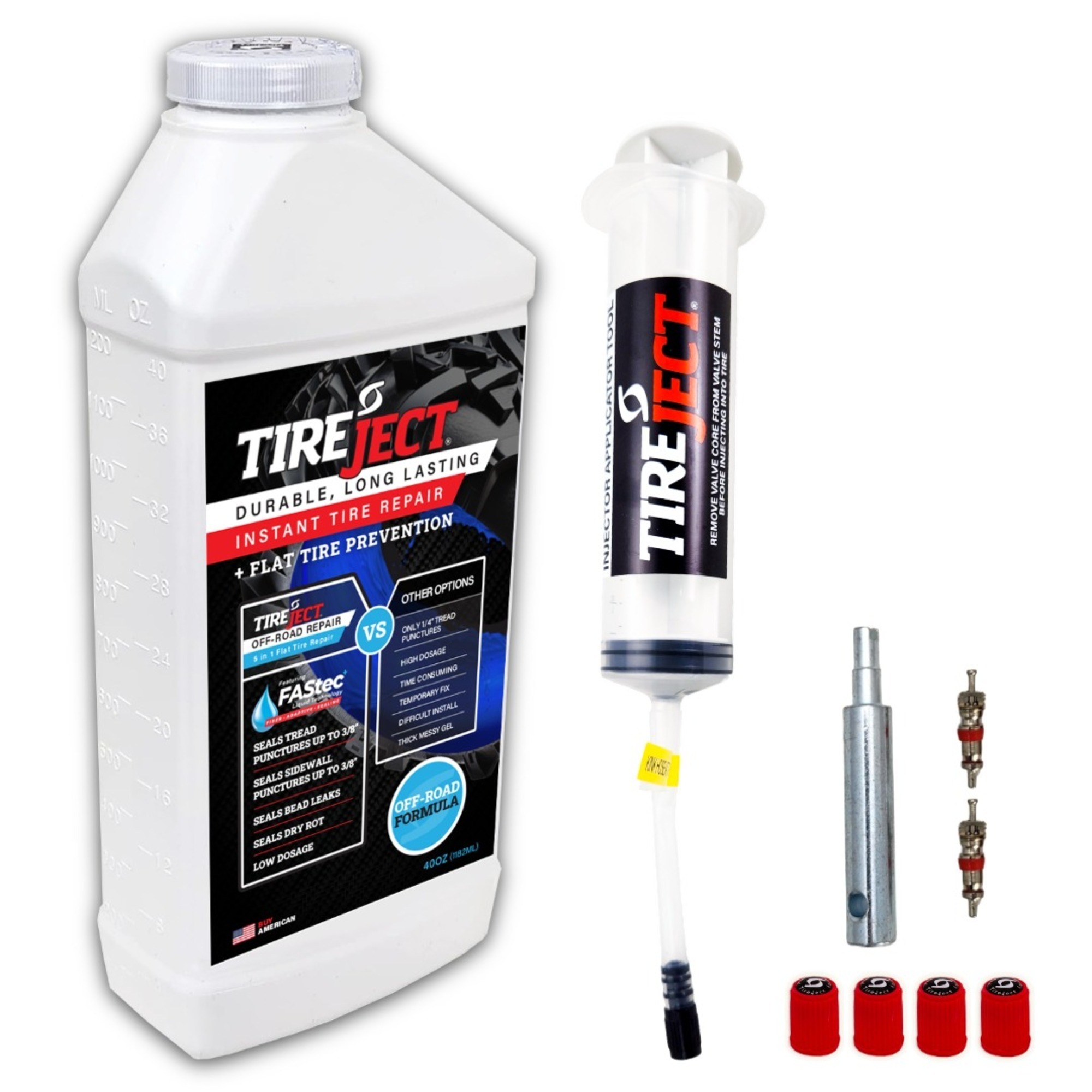 TiureJECT Off-Road Instant Tire Repair 40oz Kit